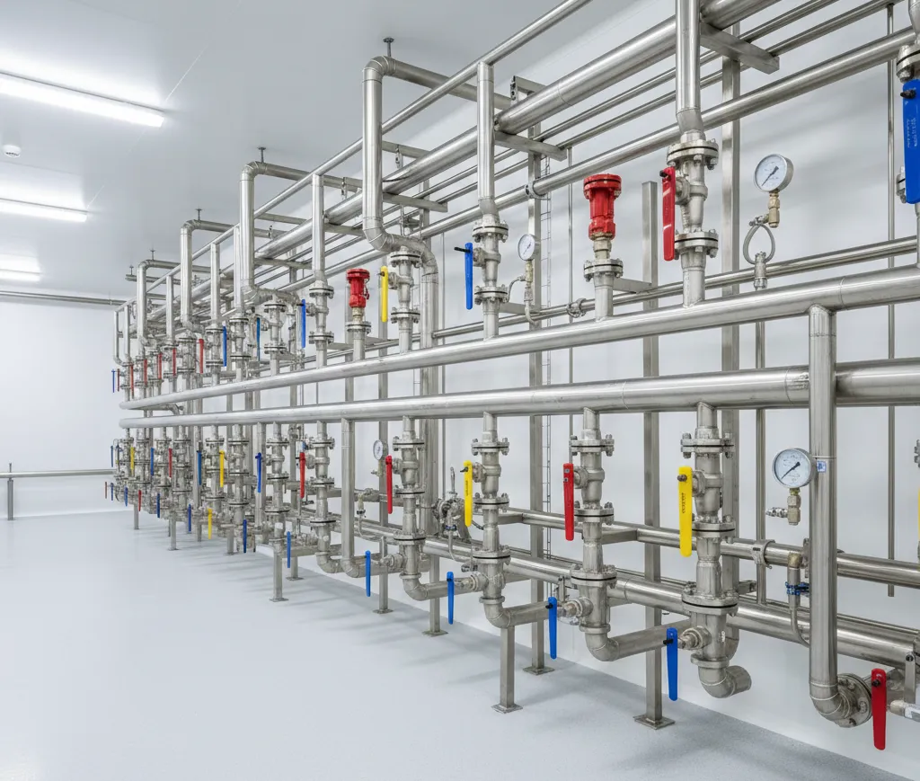 Montáž nerezového potrubí v potravinářství