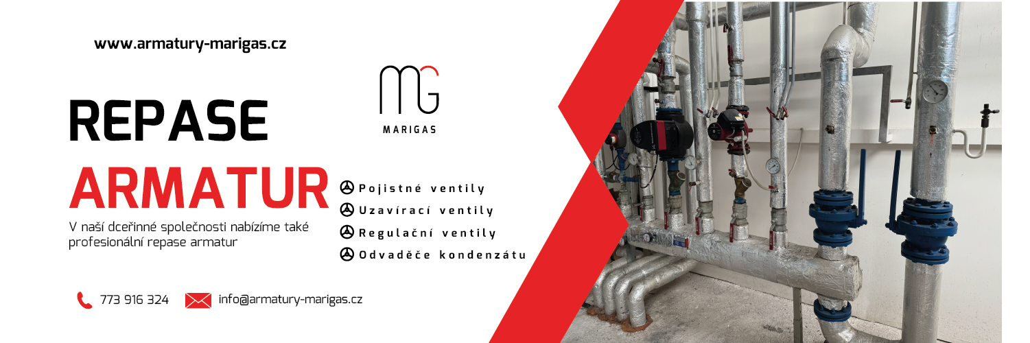 Armatury Marigas – banner pro desktop